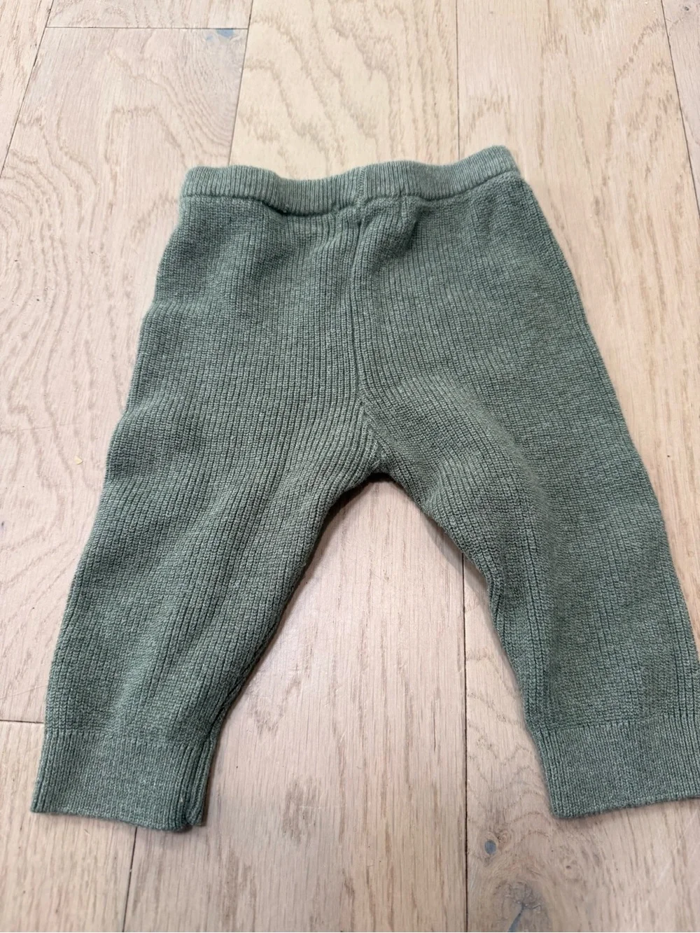 Zara Two-Piece Sage and Olive Knit Set